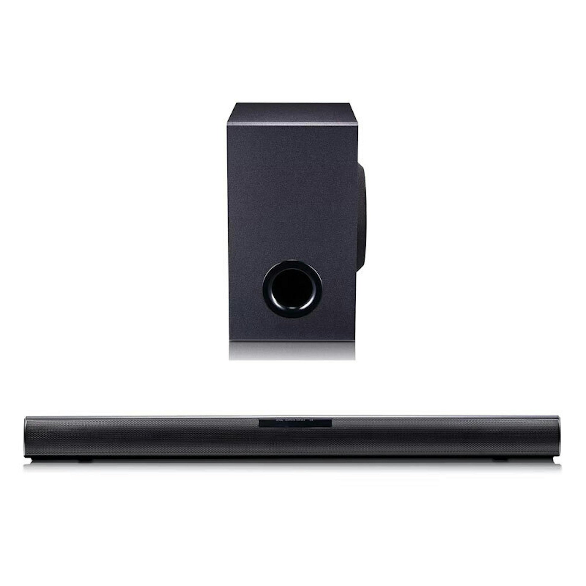 Barra de sonido LG SQC1 con subwoofer inalámbrico