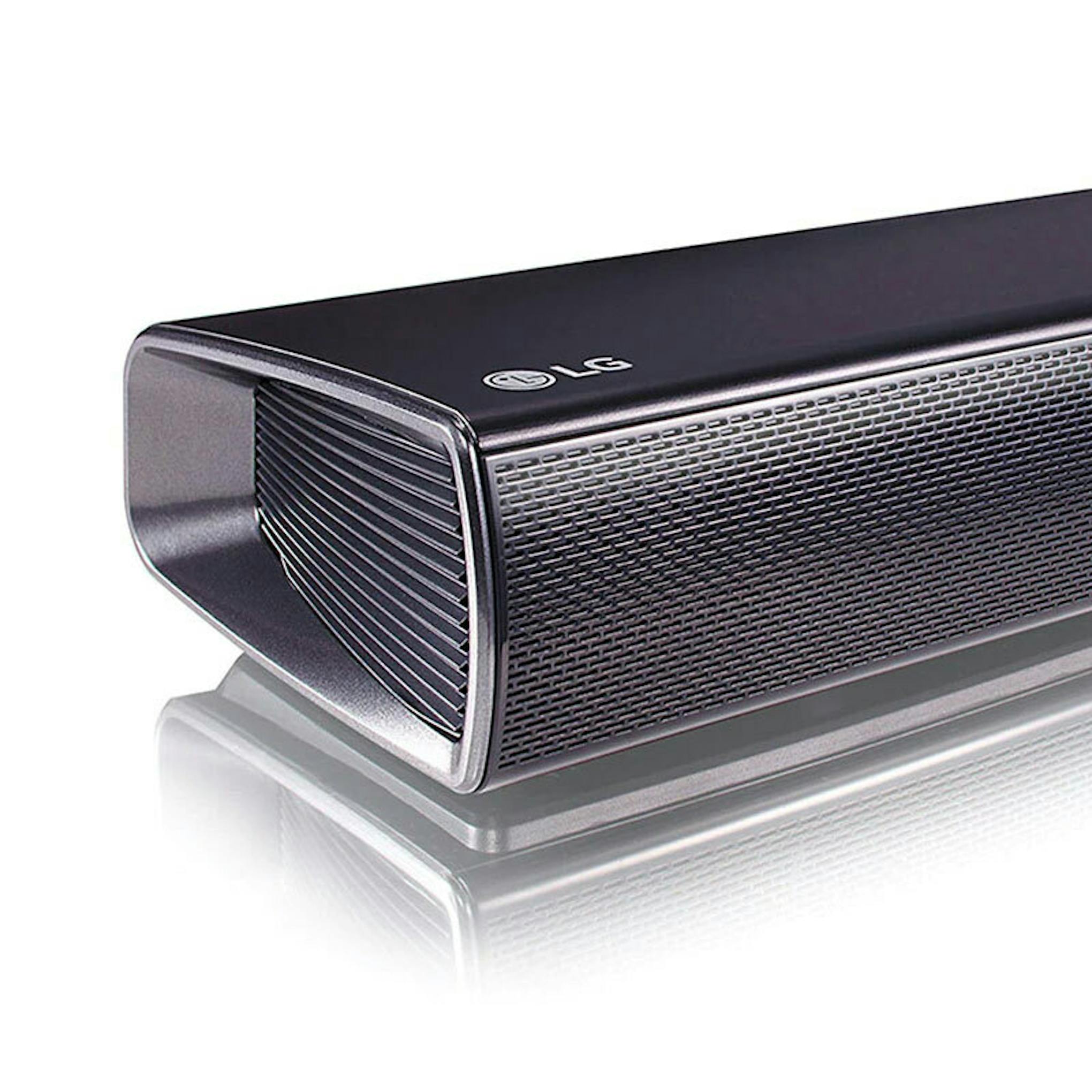 Detalle de la barra de sonido LG SQC1