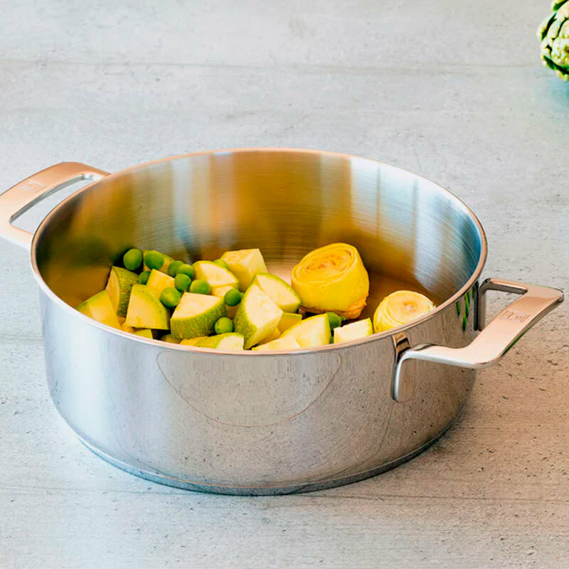 Batería de cocina Bra Signature – 7 piezas, Acero inoxidable 18/10, Inducción