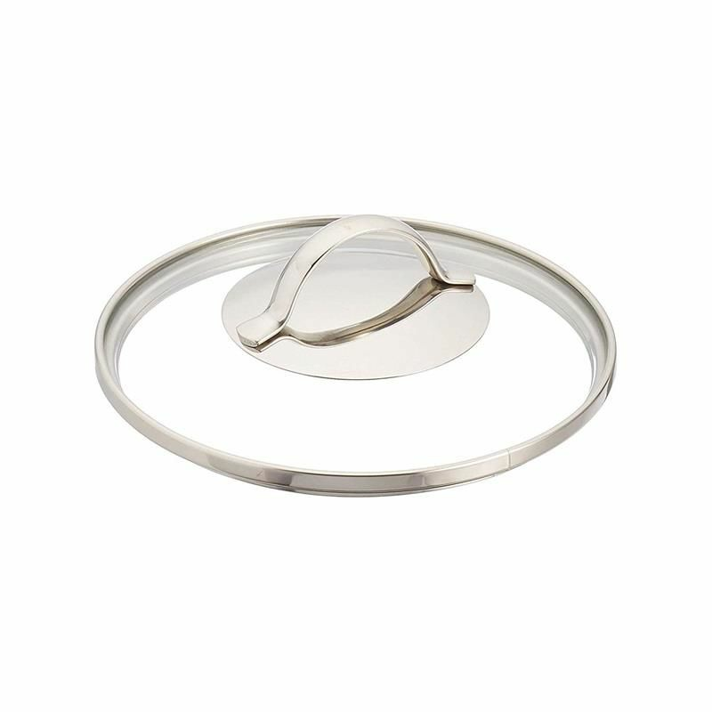 Batería de cocina WMF Provence Plus – Acero inoxidable 18/10, Base TransTherm inducción, 4 piezas con tapas de cristal