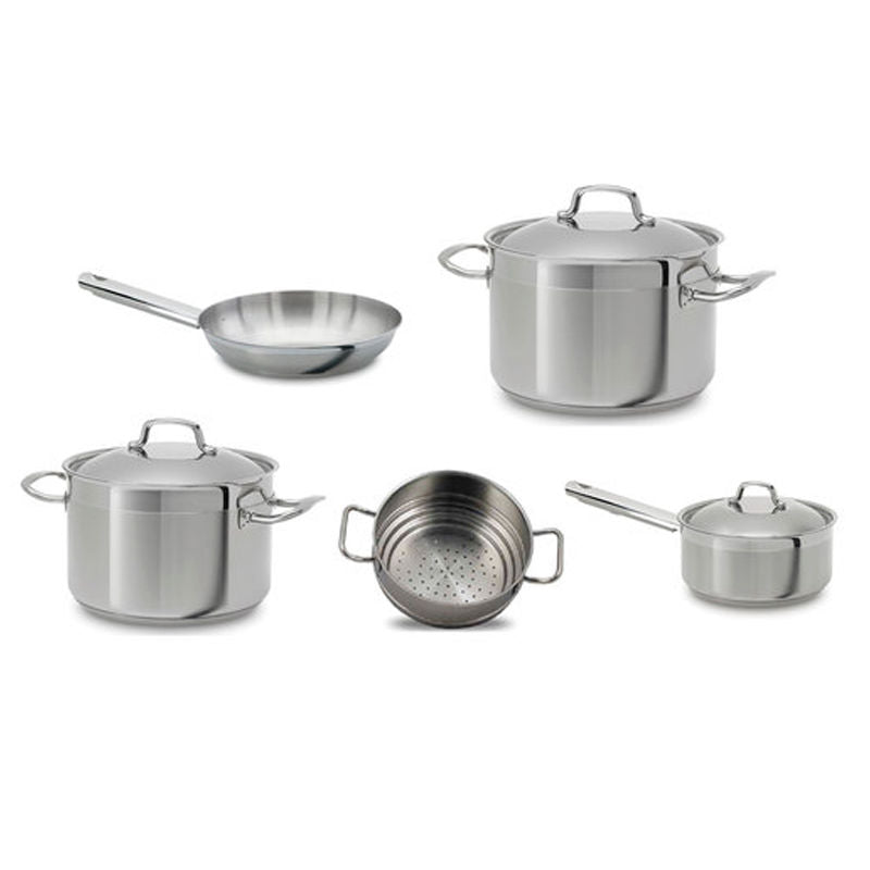 Set de cocina Teka SET+COUSCOUSSIER (REF 49004841) – Acero inoxidable, Base multicapa, Apto para inducción