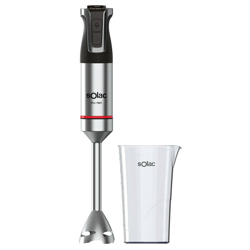 Batidora de mano Solac BA5617 – 1500 W, Regulador progresivo, Pica hielo