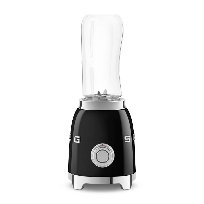 Batidora personal Smeg PBF01BLEU – 300 W, 600 ml, Doble cuchilla inox