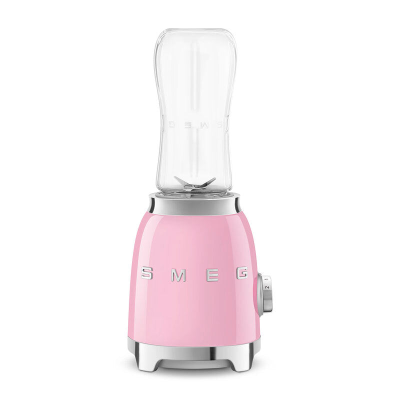 Batidora de vaso personal Smeg PBF01PKEU – 300 W, 0,6 L, Rosa