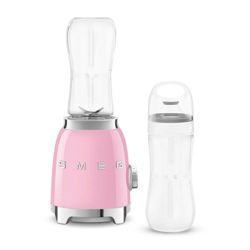 Batidora de vaso personal Smeg PBF01PKEU – 300 W, 0,6 L, Rosa