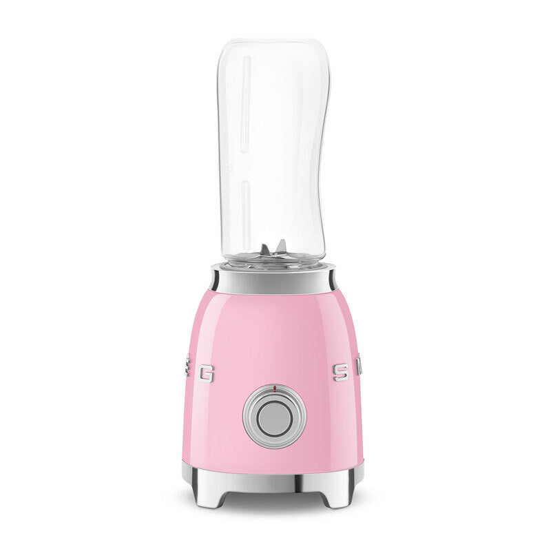 Batidora de vaso personal Smeg PBF01PKEU – 300 W, 0,6 L, Rosa