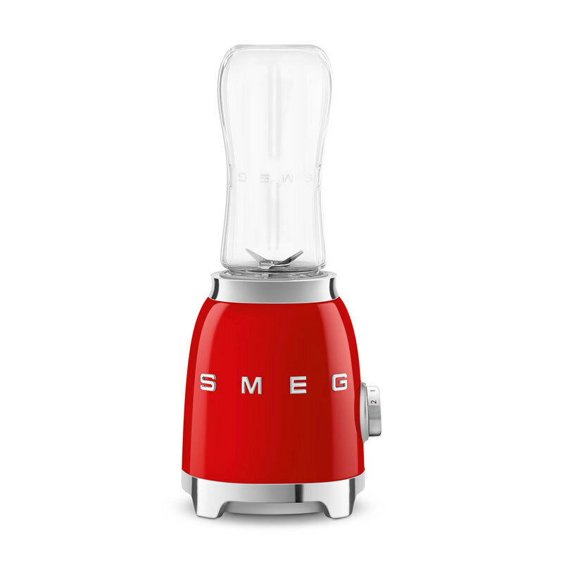 Batidora de vaso Smeg PBF01RDEU – 0,6 L, 300 W, Rojo