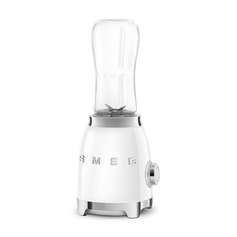 Batidora de vaso Smeg PBF01WHEU – 0,6 L, 300 W, Blanco