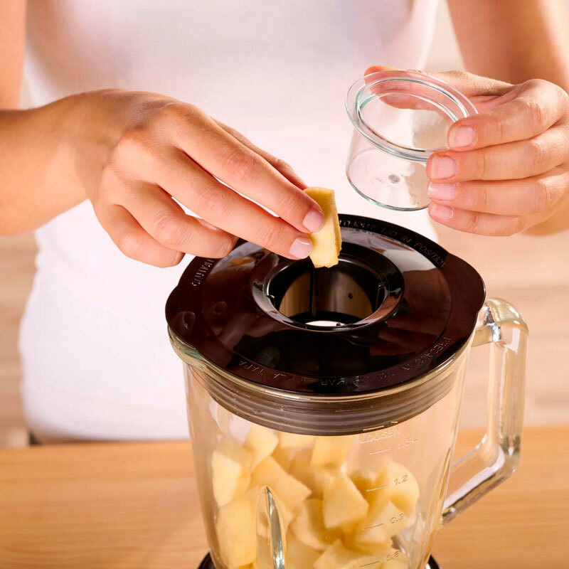 Batidora de vaso Solac BV5728 – 1500 W, Jarra 1,5 L, Picahielo