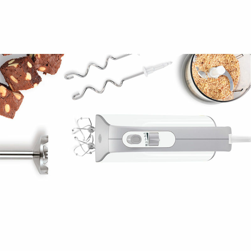 Batidora amasadora Bosch MFQ4080 – 500 W, 5 velocidades, ganchos y varillas inox