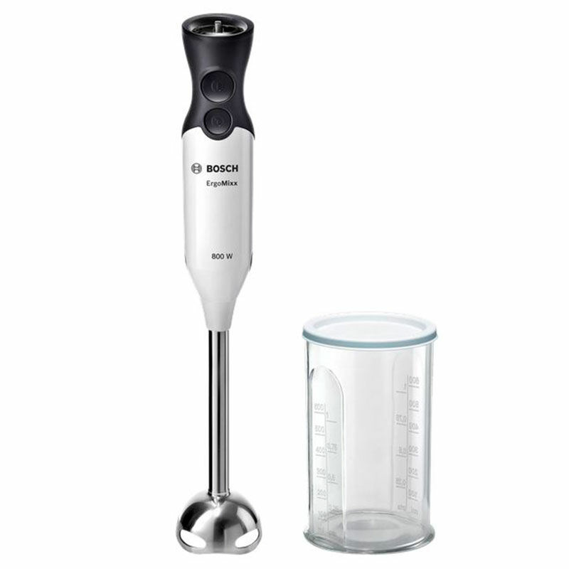 Batidora de mano Bosch MS61A4110 – 800 W, 12 velocidades, Cuchillas QuattroBlade