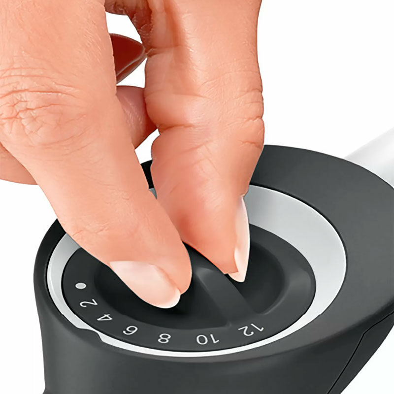 Batidora de mano Bosch MS61A4110 – 800 W, 12 velocidades, Cuchillas QuattroBlade