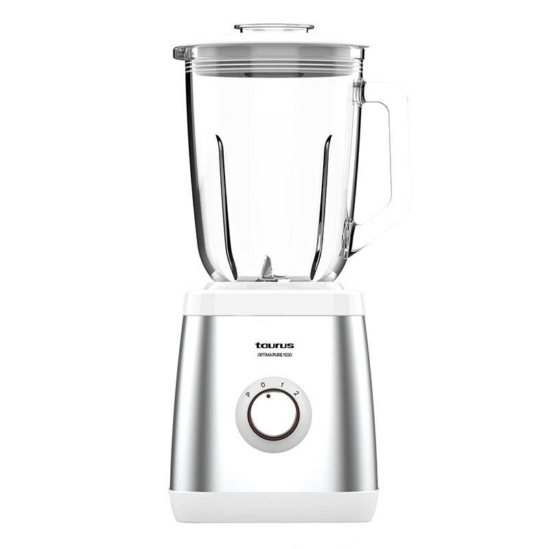Batidora de vaso Taurus Optima Pure 1500 (JB1503XC) – 1500 W, Jarra 1,5 L, Turbo/picahielo