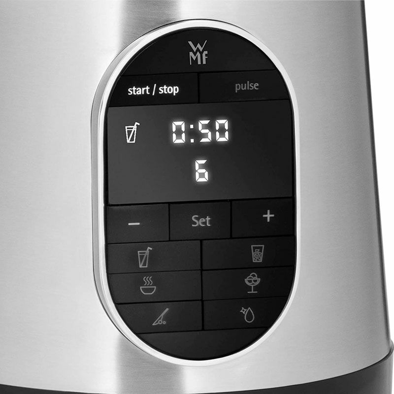 Batidora de vaso WMF KULT PRO 3200000396 – 1.200 W, 1,2 L Tritan, Pica hielo