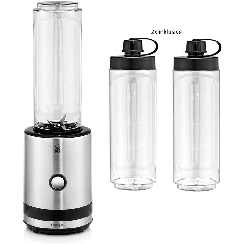 Batidora de vaso WMF KITCHENminis Smoothie-to-go – 300 W, 0,6 L, Picahielo