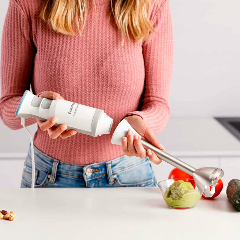 Batidora de mano Taurus Bapi 1200 Pure – 1200 W, 20 velocidades, picahielo