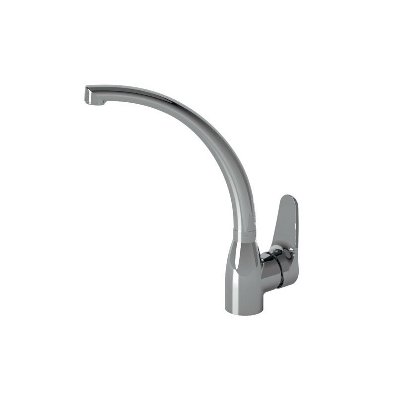Grifo de cocina monomando Cata CBA/C – Caño alto 360°, Ahorro 5,7 L/min, Cartucho cerámico