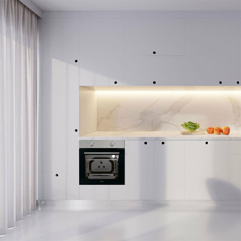 Horno encastrable Cata SES7004X/C – 65 L, Clase A, Limpieza hidrolítica