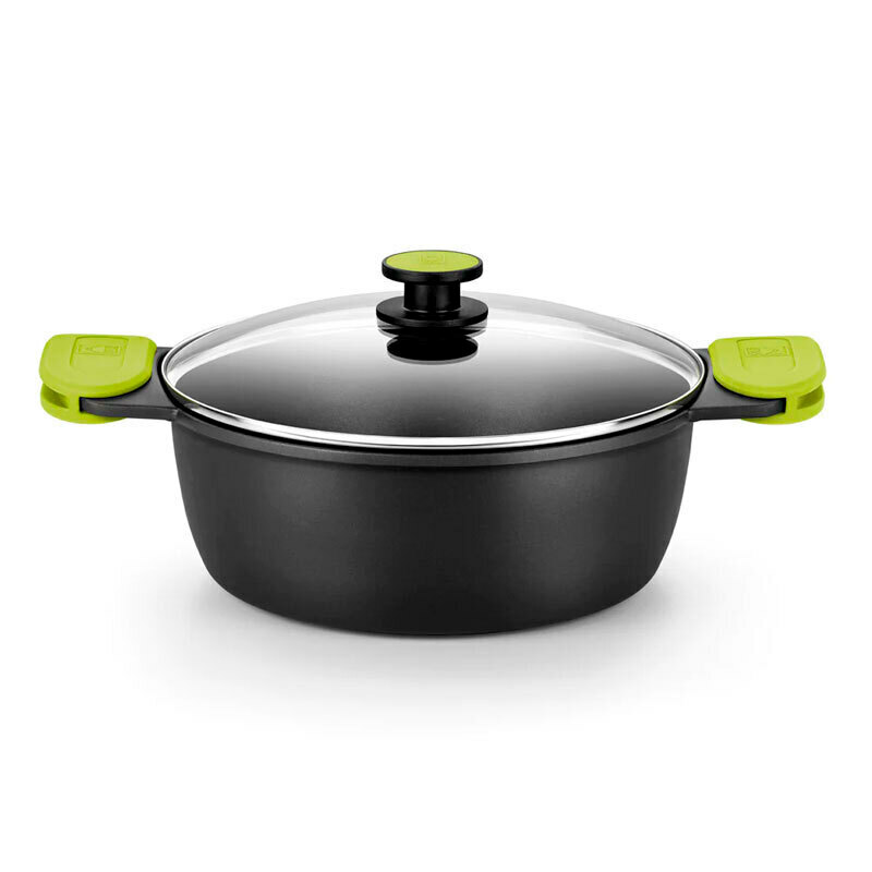 Cacerola Bra Foodie A490324 – 24 cm, 4,0 L, Base Full Induction