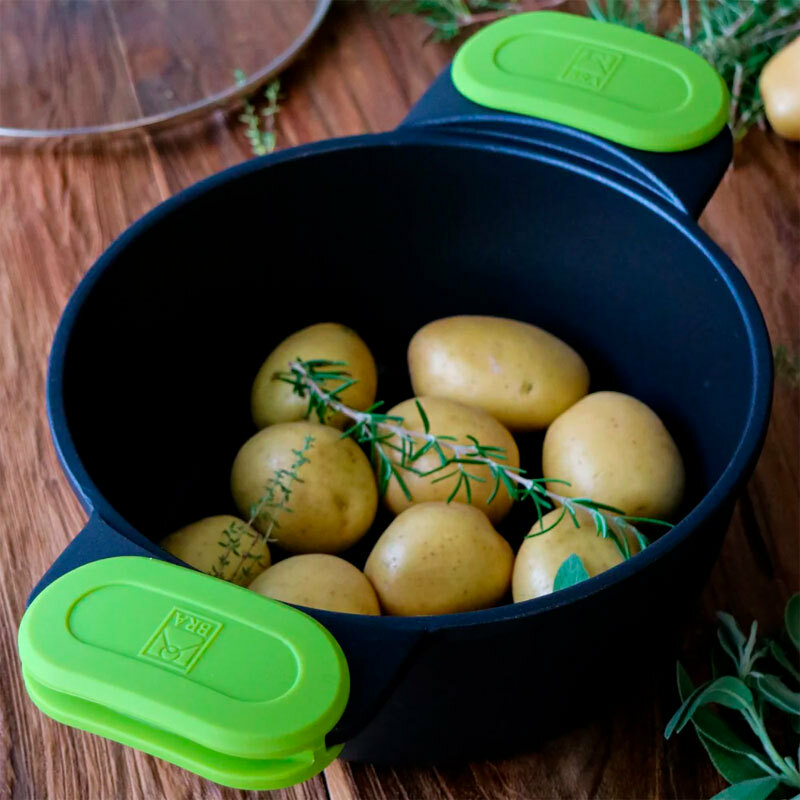 Cacerola alta Bra Foodie – 32 cm, 8,3 L, Inducción