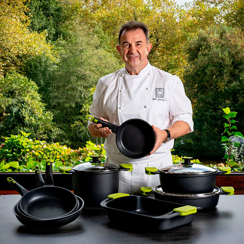 Cacerola alta Bra Foodie – 32 cm, 8,3 L, Inducción