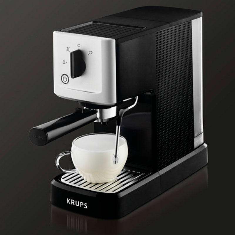 Cafetera express manual Krups Calvi XP344010 – 15 bar, precalentado 40 s, varilla de vapor