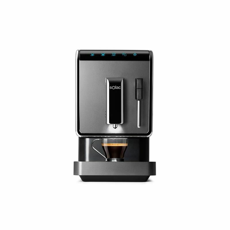 Cafetera superautomática Solac CA4810 – Compacta, molinillo ajustable, 19 bar