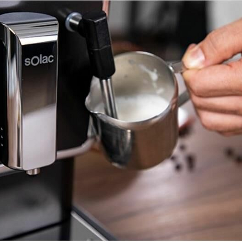 Cafetera superautomática Solac CA4810 – Compacta, molinillo ajustable, 19 bar