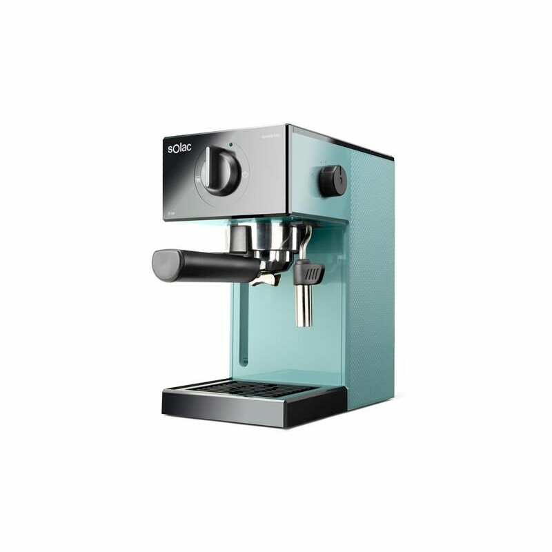 Cafetera espresso manual Solac CE4504 Squissita Easy Blue – 20 bar, Double Cream, depósito 1,5 L