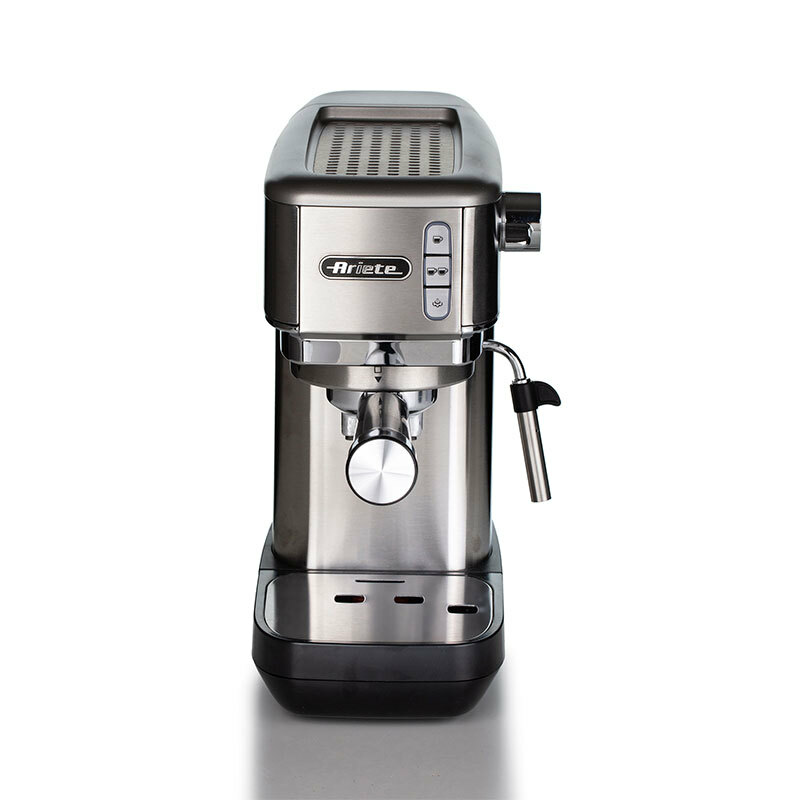 Cafetera espresso compacta Ariete 1381 – Slim 14 cm, 15 bar, Depósito 1,1 L