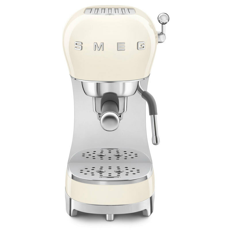 Cafetera espresso Smeg ECF02CREU – Estética 50's, 15 bar, Thermoblock rápido