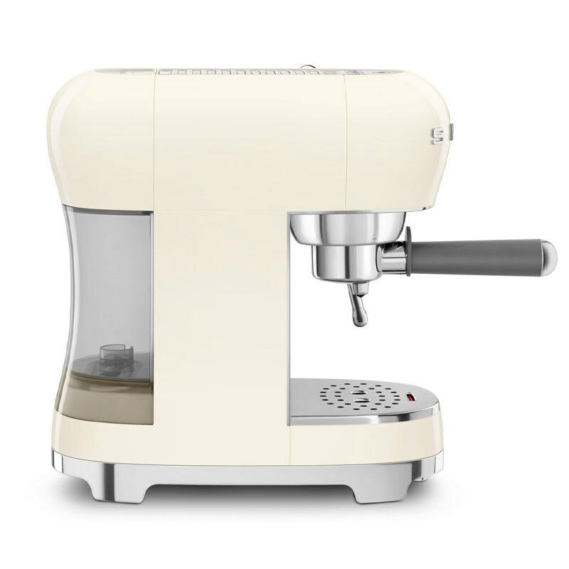 Cafetera espresso Smeg ECF02CREU – Estética 50's, 15 bar, Thermoblock rápido