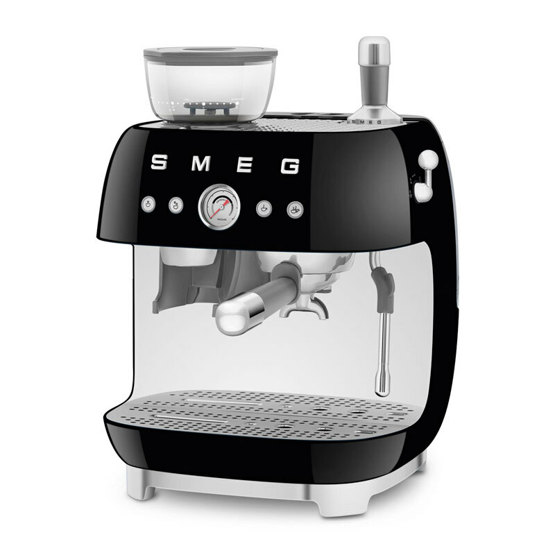 Cafetera espresso manual Smeg EGF03BLEU – Molinillo cónico, Portafiltro 58 mm, 20 bar
