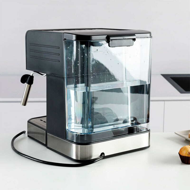 Cafetera espresso manual Taurus Intenso Moka 920647000 (CM851X) – 20 bar, Depósito 1,6 L, Vaporizador inox