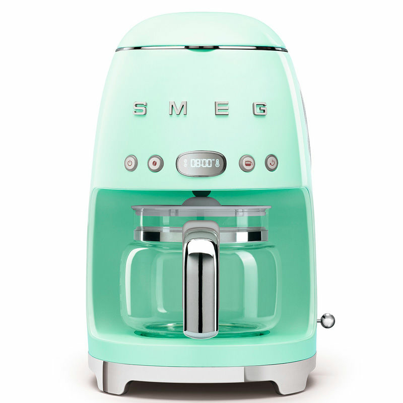 Cafetera de goteo Smeg DCF02PGEU – Verde 50's, 1,4 L, 10 tazas