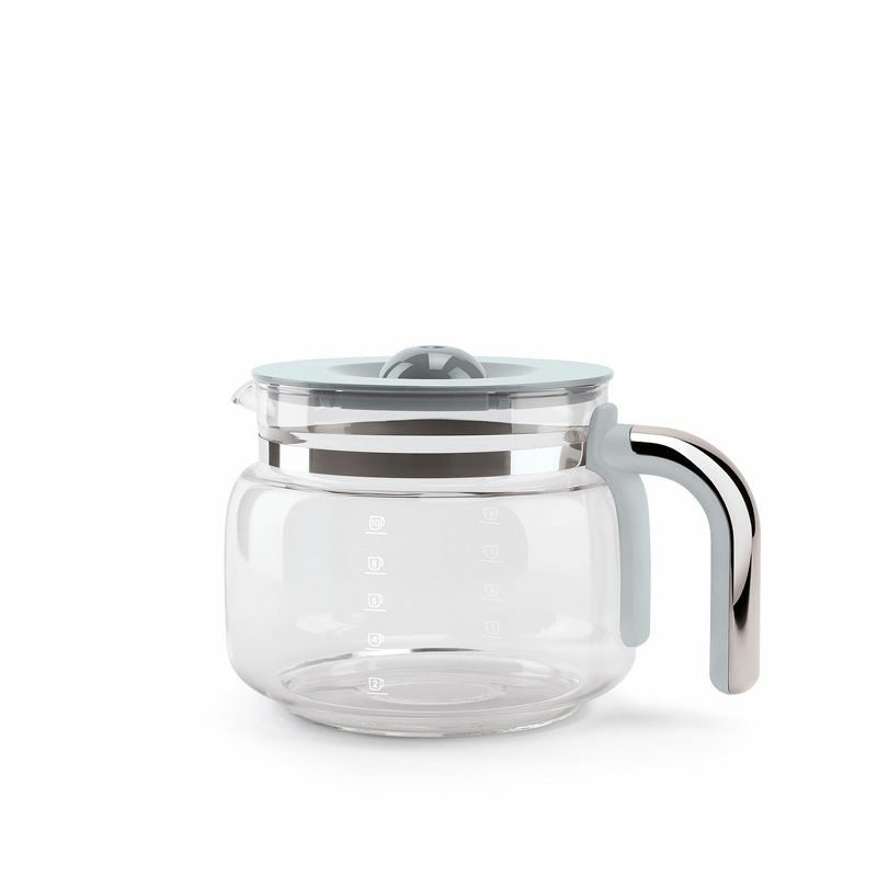 Cafetera de goteo Smeg DCF02RDEU – 1,4 L (10 tazas), Programable, Retro rojo