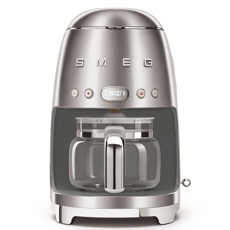 Cafetera de goteo Smeg DCF02SSEU – 1,4 L, 10 tazas, Encendido programable