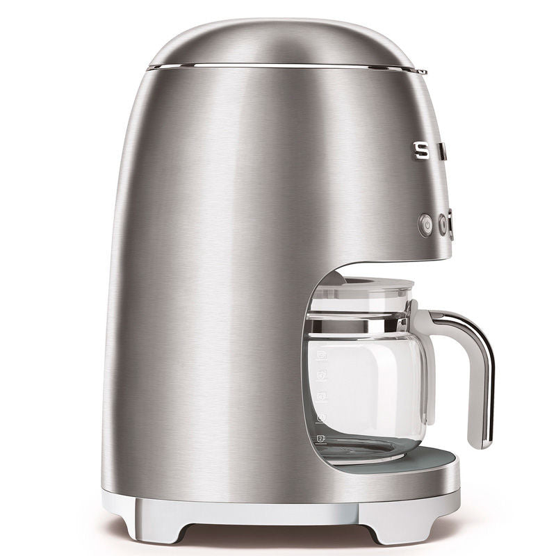 Cafetera de goteo Smeg DCF02SSEU – 1,4 L, 10 tazas, Encendido programable
