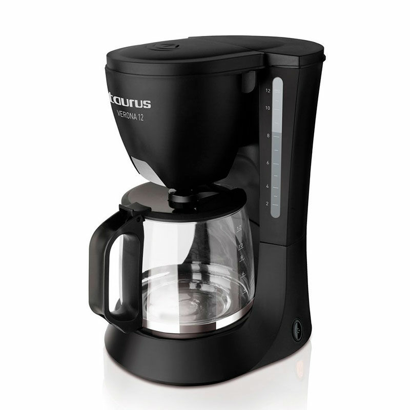 Cafetera de goteo Taurus Verona 12 – 12 tazas, 1,25 L, autoapagado