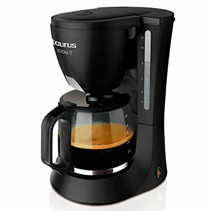 Cafetera de goteo Taurus Verona 12 – 12 tazas, 1,25 L, autoapagado