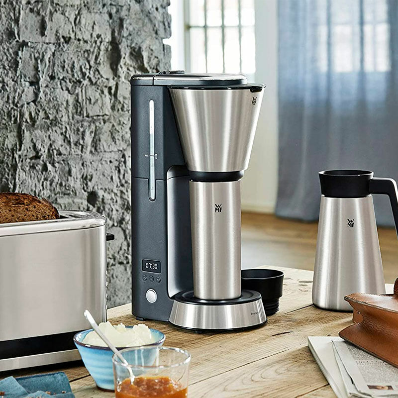 Cafetera de goteo WMF Aroma KITCHENminis – Jarra térmica Keep Hot, Temporizador 24 h, 0,625 L (1–5 tazas)