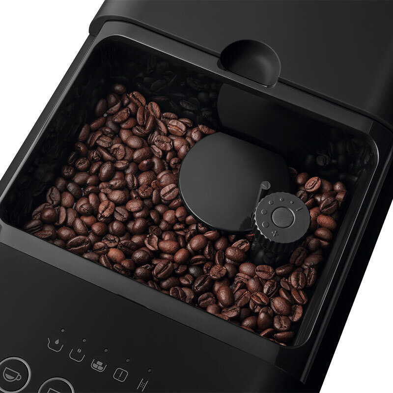 Cafetera superautomática Smeg BCC12BLMEU – Molinillo cónico acero inoxidable, 19 bar, Varilla de vapor