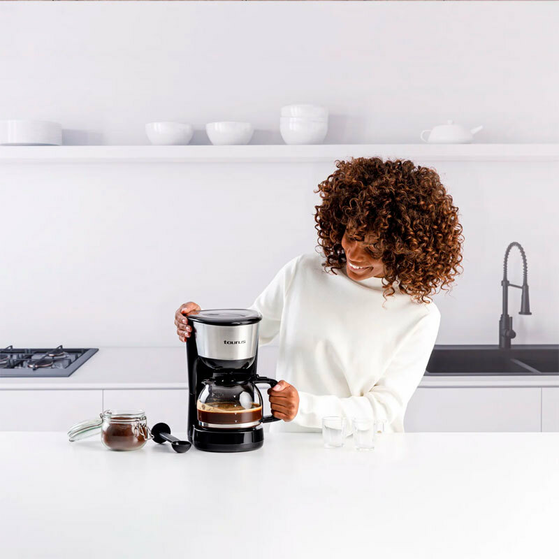 Cafetera de goteo Taurus Verona 12 Inox – 12 tazas, acero inoxidable, autoapagado