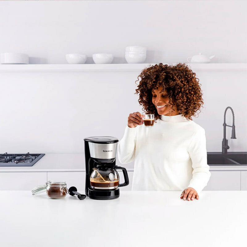 Cafetera de goteo Taurus Verona 12 Inox – 12 tazas, acero inoxidable, autoapagado