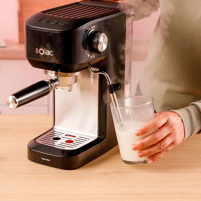 Cafetera espresso manual Solac CE4511 – 20 bar, Thermoblock, Depósito 1,4 L