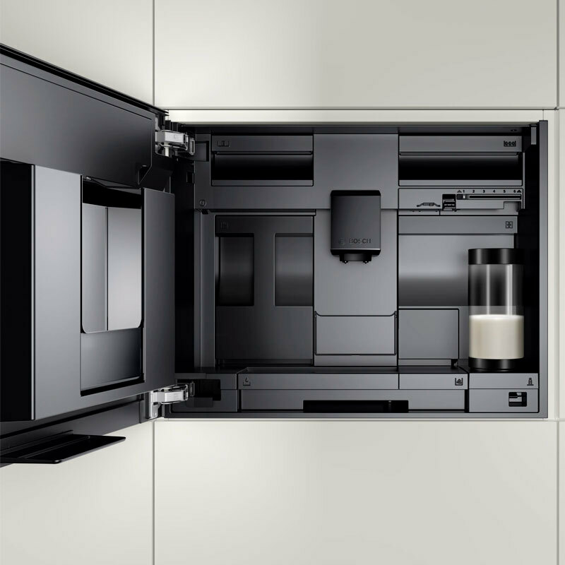 Cafetera superautomática Bosch CTL7181W0 – Molino cerámico, Jarra de leche integrada, 31 bebidas automáticas