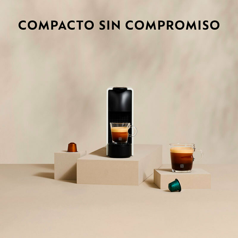 Cafetera de cápsulas Krups Essenza Mini XN1108RD – Nespresso Original, 19 bar, Depósito 0,6 L
