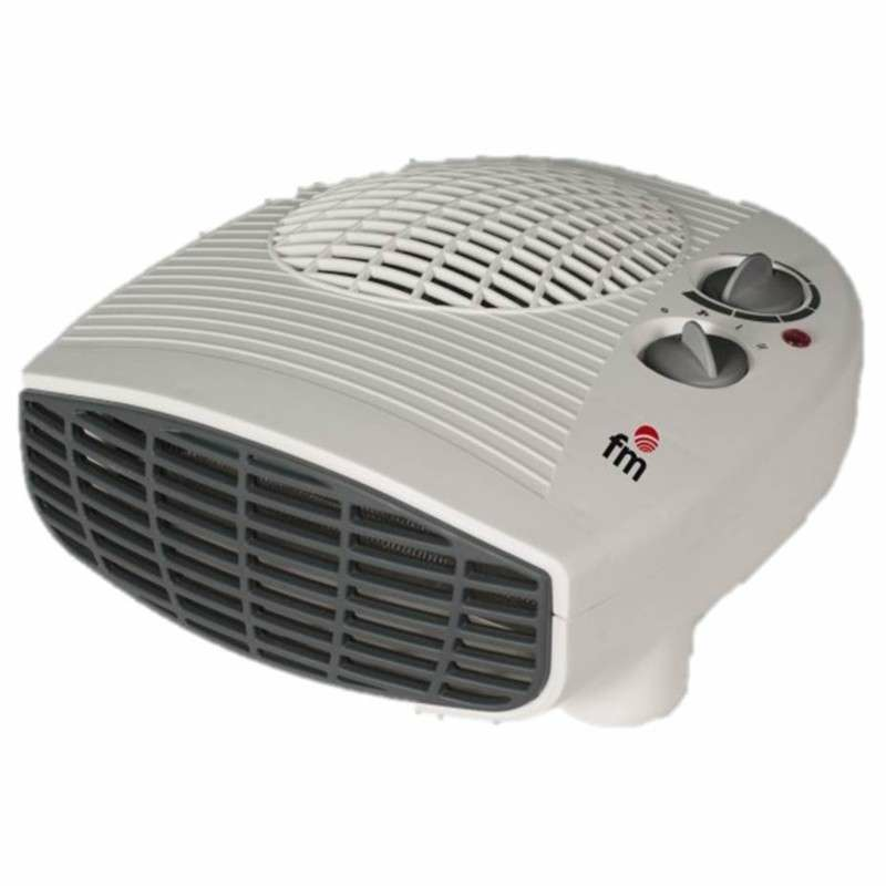 Calefactor portátil FM Calefacción Mallorca – 2000 W, termostato regulable, anti‑vuelco