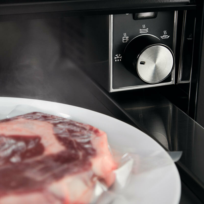 Cajón calientaplatos integrable Electrolux KBD4X – 6 servicios, 30–80 °C, Negro antihuellas