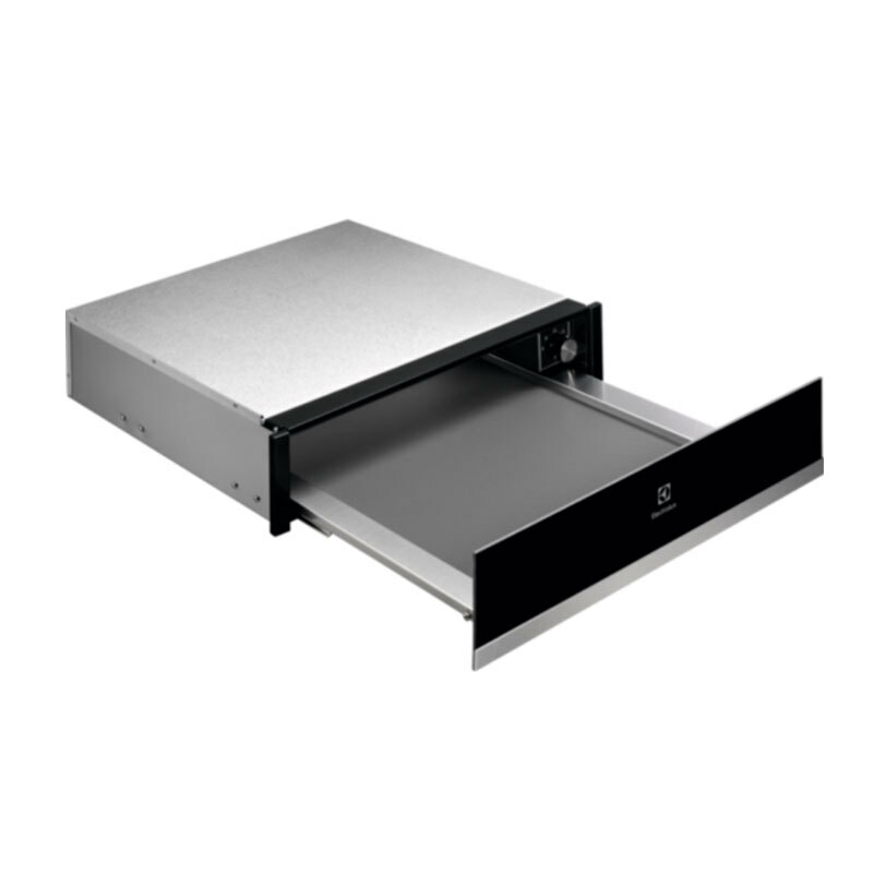 Cajón calientaplatos integrable Electrolux KBD4X – 6 servicios, 30–80 °C, Negro antihuellas